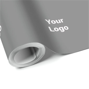 Simple minimal elegant custom logo here company w wrapping paper