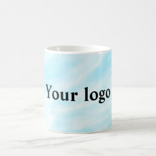 Simple minimal elegant custom logo here company wa coffee mug