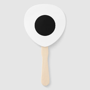 Simple minimal elegant custom logo here company wa hand fan