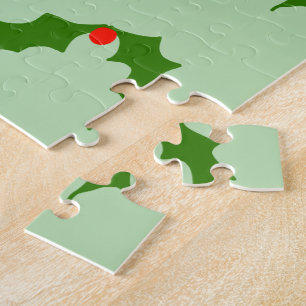 Simple minimal elegant custom logo here company wa jigsaw puzzle