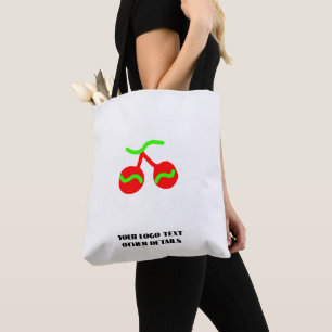 Simple minimal elegant custom logo here company wa tote bag