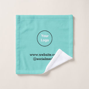 Simple minimal elegant custom logo here company wash cloth