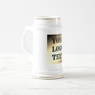 Simple minimal elegant thank you elegant custom c beer stein