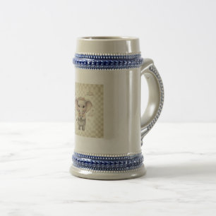 Simple minimal elegant thank you elegant custom c beer stein