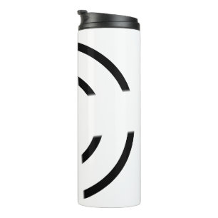 Simple minimal elegant thank you elegant custom c thermal tumbler