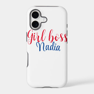 simple minimal girl boss add name text image busin