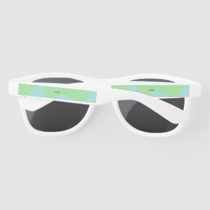 SIMPLE MINIMAL GREEN ADD YOUR NAME TEXT GIFT       SUNGLASSES