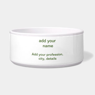 Simple minimal green add your text name photo cust