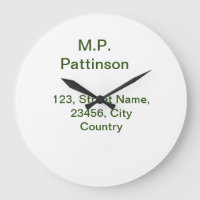 Simple minimal green add your text name photo cust