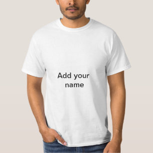 Simple minimal green shade add name text logo thro T-Shirt