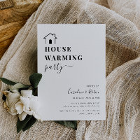 simple minimal housewarming party