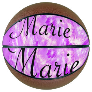 simple minimal light pastel pink add your name th basketball