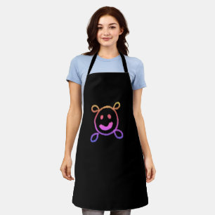 SIMPLE MINIMAL MODERN MONOGRAM ELEGANT STYLE CHIC APRON