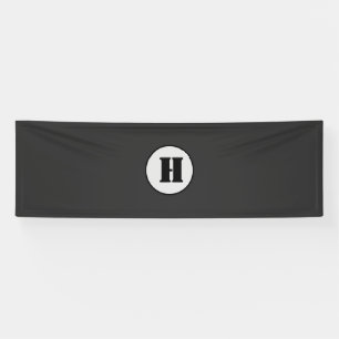 SIMPLE MINIMAL MODERN MONOGRAM ELEGANT STYLE CHIC BANNER