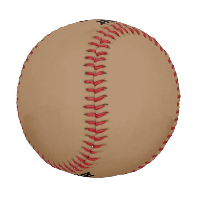SIMPLE MINIMAL MODERN MONOGRAM ELEGANT STYLE CHIC  BASEBALL (Angled)