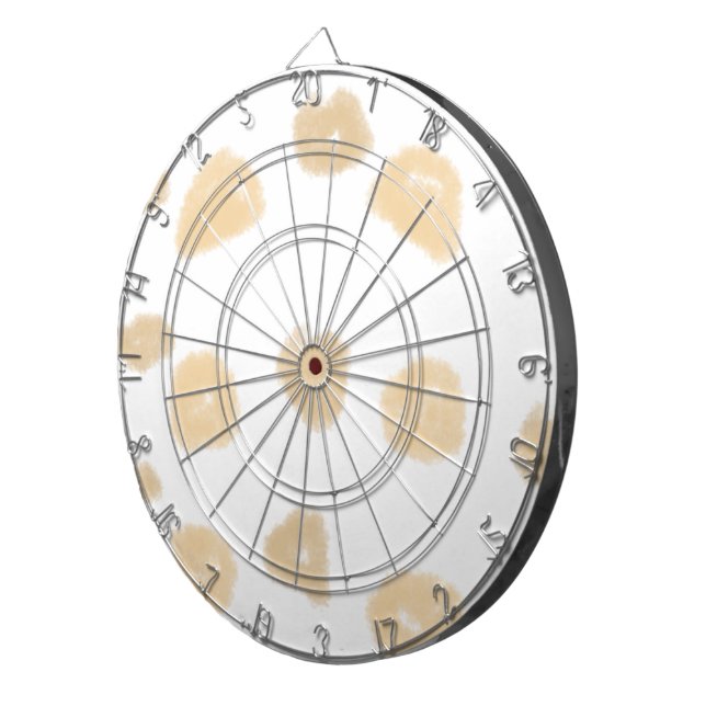 SIMPLE MINIMAL MODERN MONOGRAM ELEGANT STYLE CHIC  DARTBOARD (Front Right)