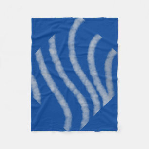 SIMPLE MINIMAL MODERN MONOGRAM ELEGANT STYLE CHIC FLEECE BLANKET