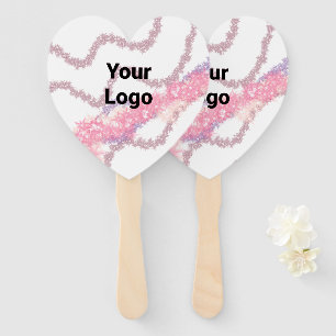 SIMPLE MINIMAL MODERN MONOGRAM ELEGANT STYLE CHIC HAND FAN