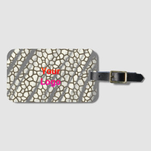 SIMPLE MINIMAL MODERN MONOGRAM ELEGANT STYLE CHIC LUGGAGE TAG