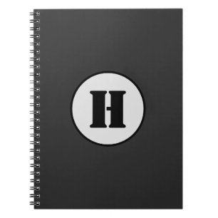 SIMPLE MINIMAL MODERN MONOGRAM ELEGANT STYLE CHIC  NOTEBOOK