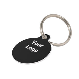 SIMPLE MINIMAL MODERN MONOGRAM ELEGANT STYLE CHIC PET TAG