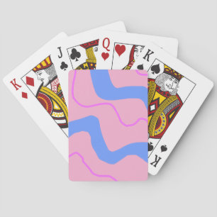SIMPLE MINIMAL MODERN MONOGRAM ELEGANT STYLE CHIC PLAYING CARDS