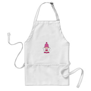 SIMPLE MINIMAL MODERN MONOGRAM ELEGANT STYLE CHIC STANDARD APRON