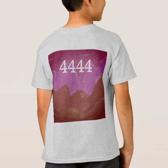 SIMPLE MINIMAL MODERN MONOGRAM ELEGANT STYLE CHIC  T-Shirt (Back)
