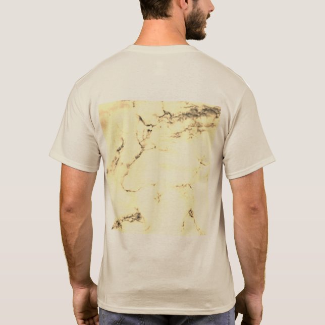 SIMPLE MINIMAL MODERN MONOGRAM ELEGANT STYLE CHIC  T-Shirt (Back)