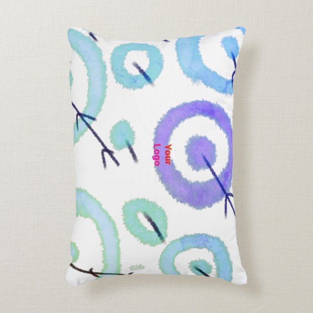 SIMPLE MINIMAL MODERN MONOGRAM ELEGANT STYLE  TOTE ACCENT PILLOW (Front(Vertical))