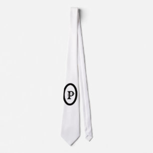 SIMPLE MINIMAL MODERN MONOGRAM ELEGANT STYLE  TOTE TIE