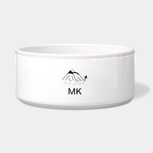 Simple minimal monogram add text travel plane phot