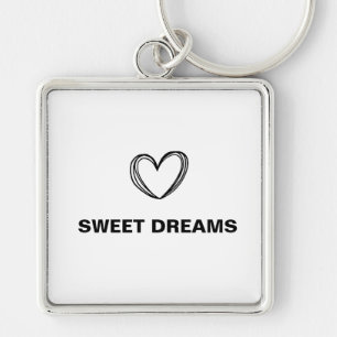 simple minimal monogram custome name keychain