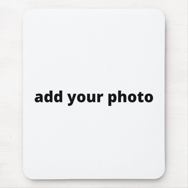 simple minimal monogram logo elegant personalized  mouse pad (Front)