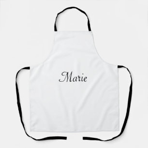 simple minimal monogram logo personalized baking a apron
