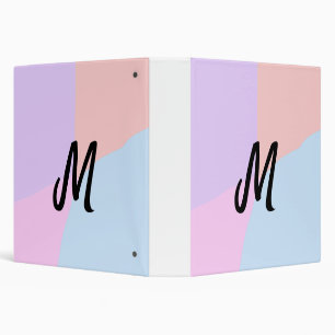 simple minimal monogram logo personalized baking binder