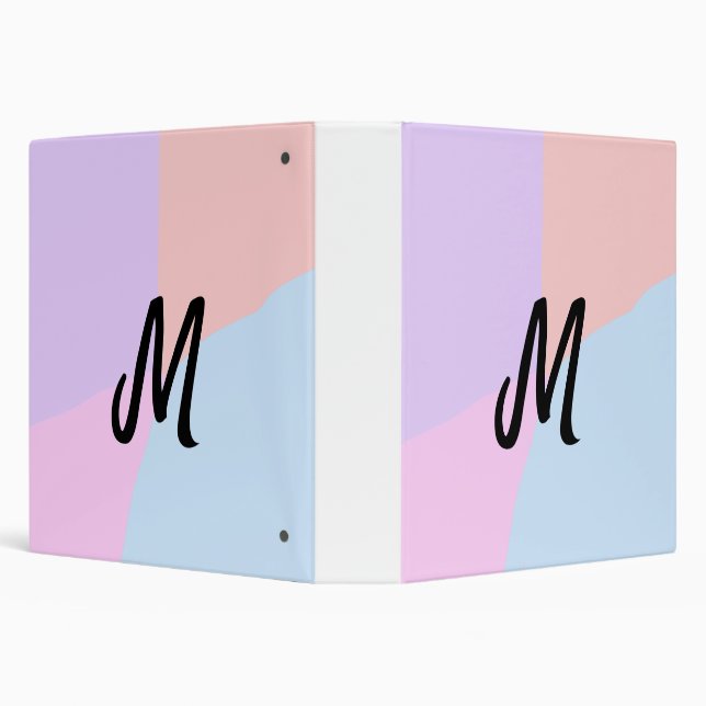 simple minimal monogram logo personalized baking   binder (Background)
