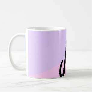 simple minimal monogram logo personalized baking coffee mug