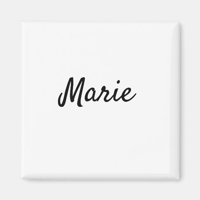 simple minimal monogram logo personalized baking   magnet (Front)
