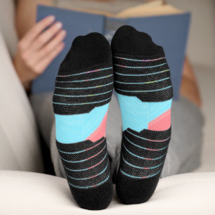 simple minimal monogram logo personalized baking   socks
