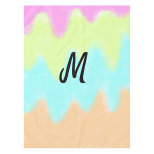 simple minimal monogram logo personalized baking t tablecloth