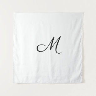 simple minimal monogram logo personalized tapestr tapestry