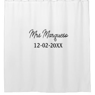 simple minimal monogram mrs Mr name date year Thro
