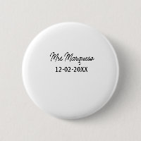 simple minimal monogram mrs Mr name date year Thro