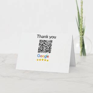 Simple minimal q r code add logo scan code name we foil holiday card