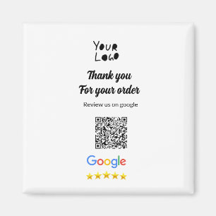 Simple minimal q r code add logo scan code name we magnet