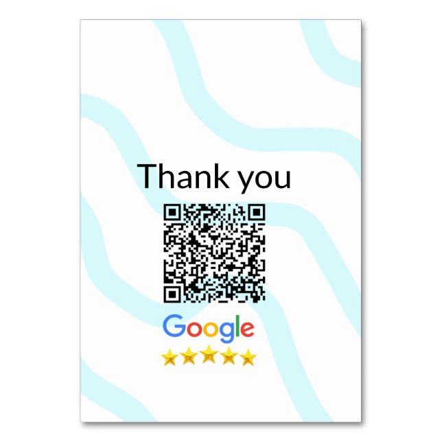 Simple minimal q r code add logo scan code name we table number (Front)
