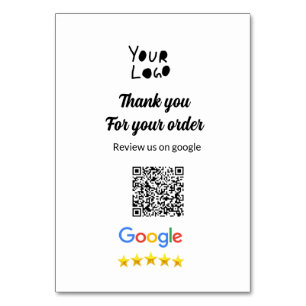 Simple minimal q r code add logo scan code name we table number
