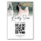 simple minimal  qr code wedding menu photo