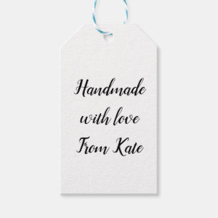 simple minimal small handmade business GIFT TAGS